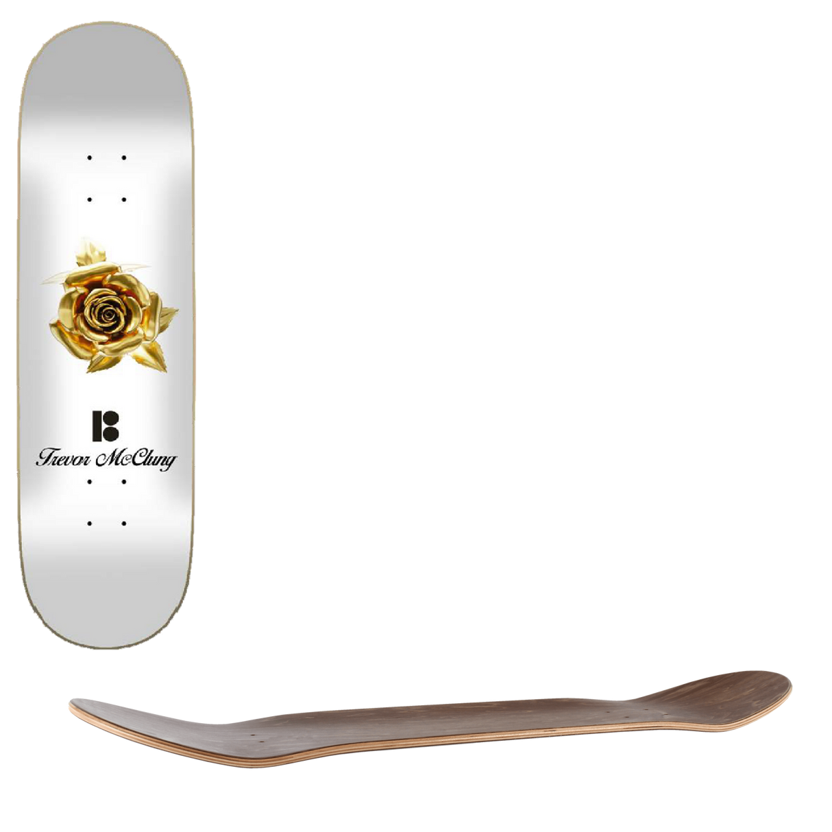 Plan B Gold Skateboard Deck - McClung 8.25"