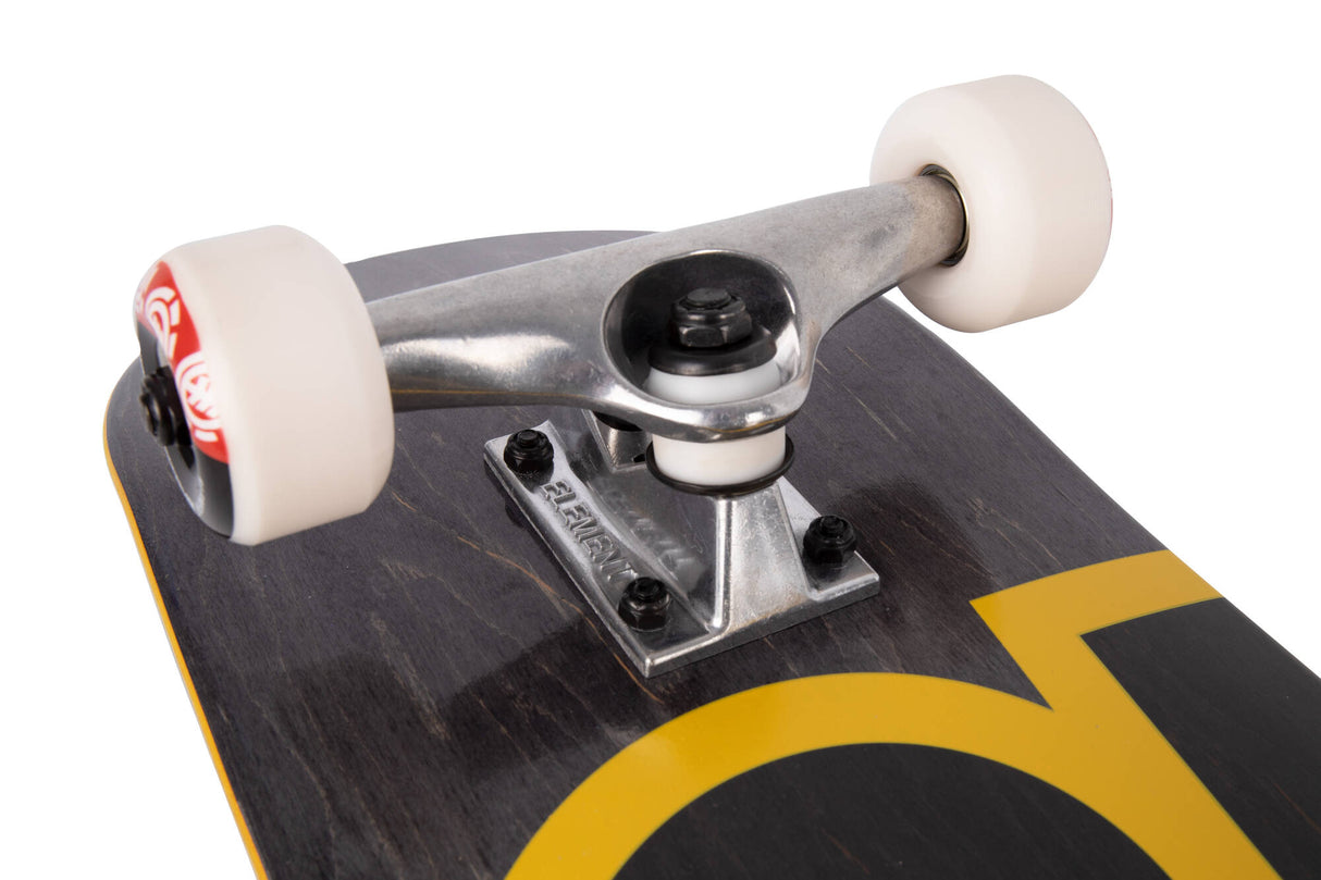 Plan B Team Classic Stained Custom Skateboard - Multi 8"