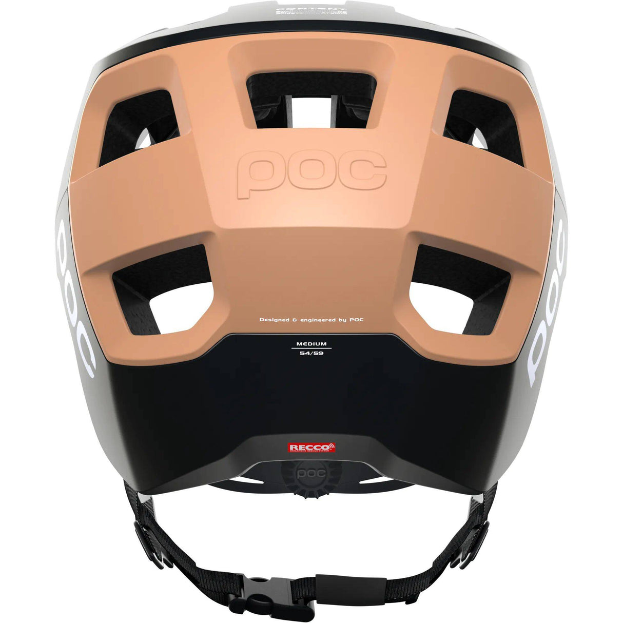 POC Kortal Helmet - Uranium Black/Light Citrine Orange Matte