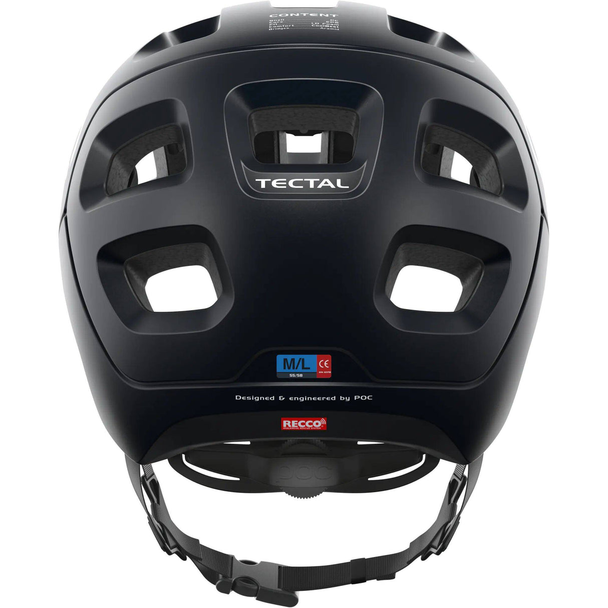 POC Tectal Helmet - Uranium Black