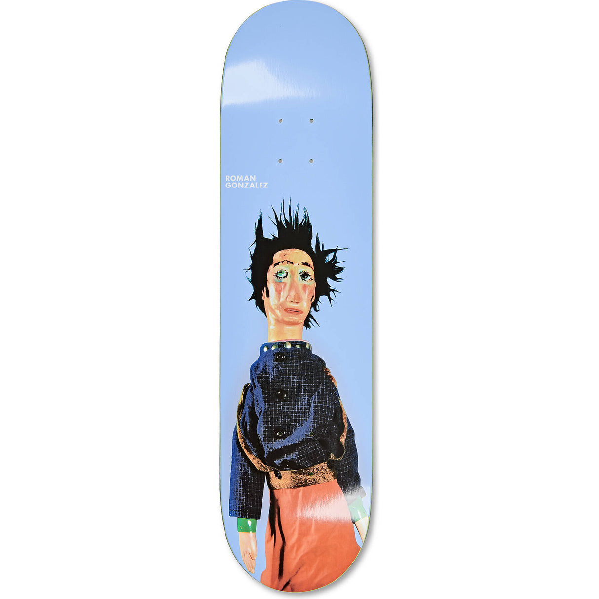 Polar Roman Gonzales Lorca Skateboard Deck - Blue 8.125"