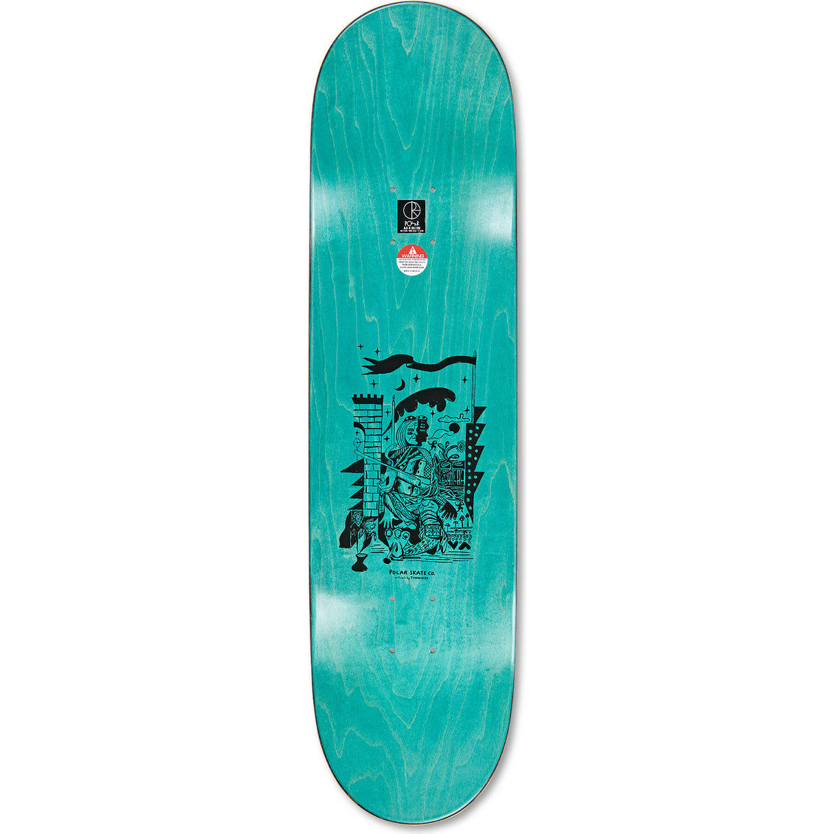 Polar Aaron Herrington Pot Demons Skateboard Deck - Yellow 7.875"