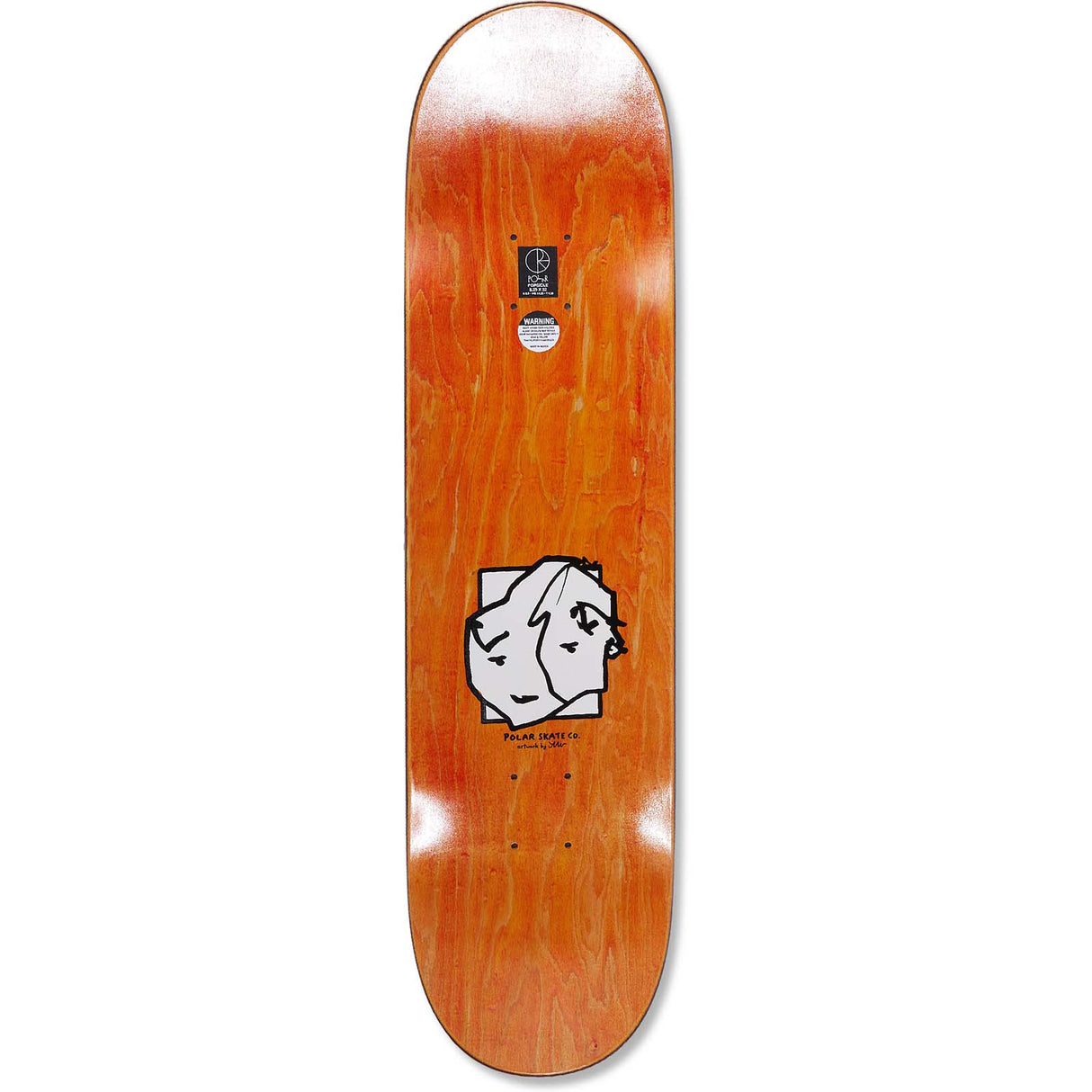 Polar Aaron Herrington Twisted Skateboard Deck - 8.25"