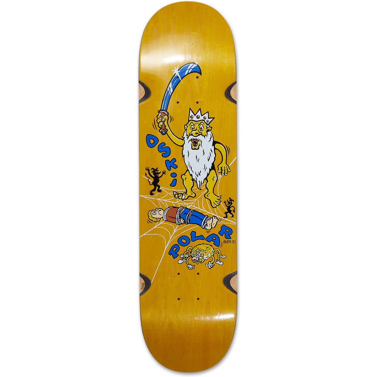 Polar Oskar Rozenberg Spider King Skateboard Deck - 8"
