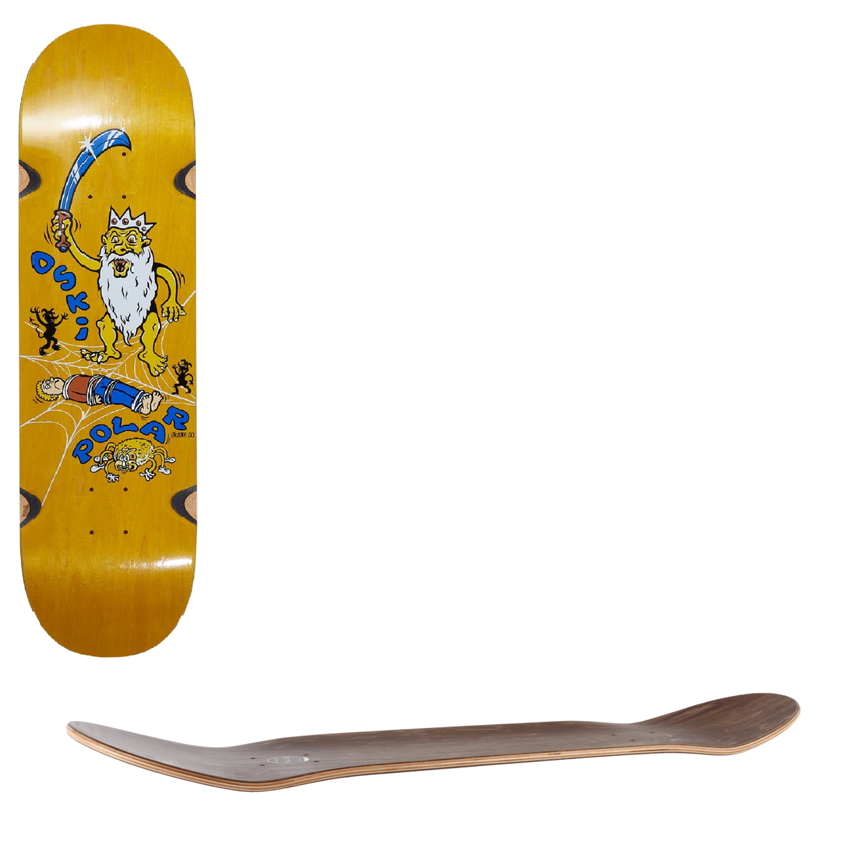 Polar Oskar Rozenberg Spider King Skateboard Deck - 8"