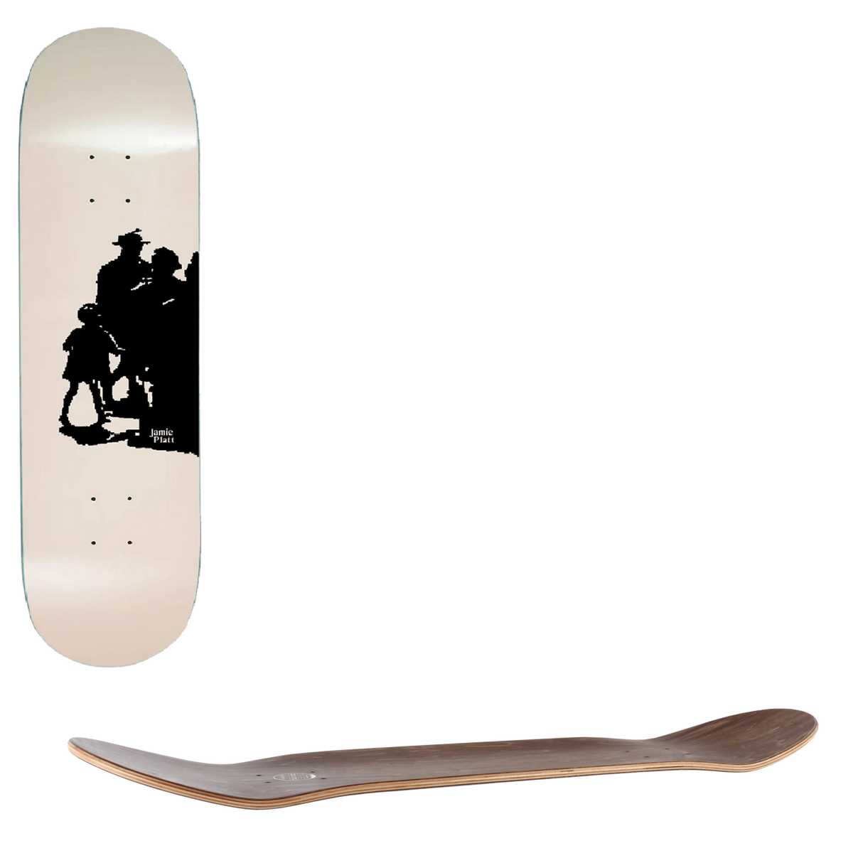 Polar Painting From School Skateboard Deck - Jamie Platt 8.25"