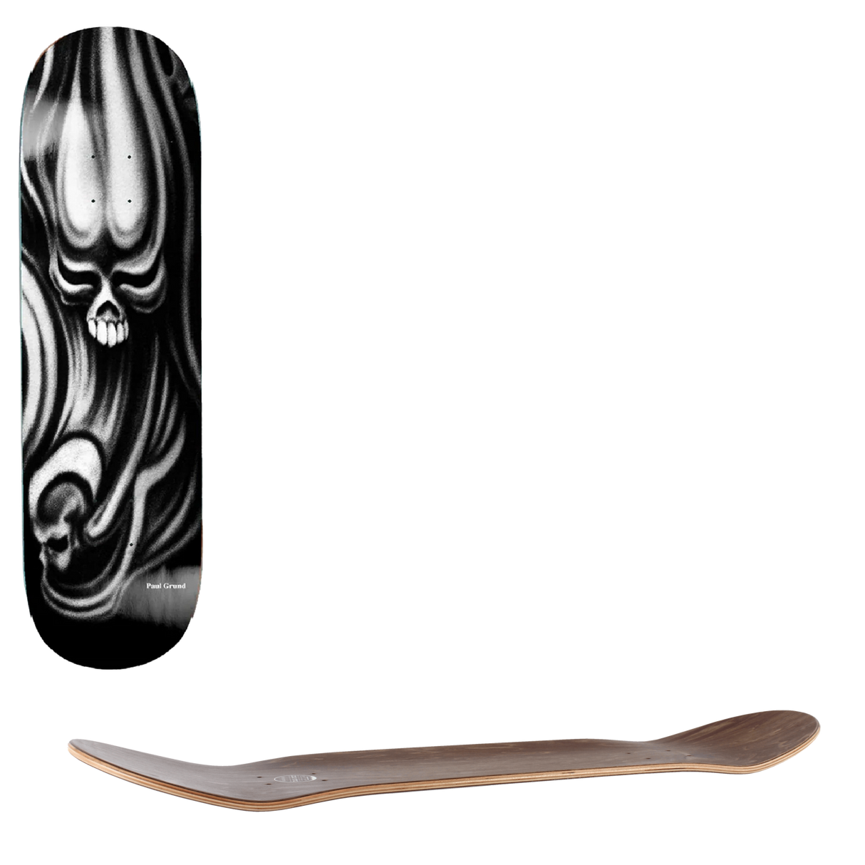 Polar Skulls Skateboard Deck - Paul Grund 8.25"