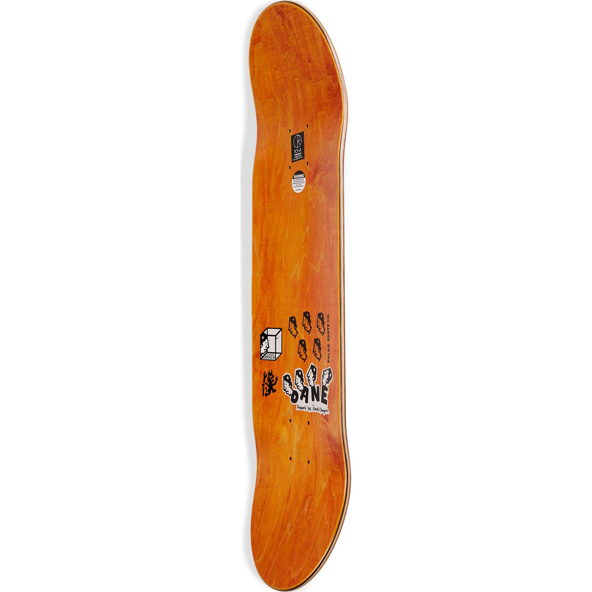 Polar News Paper Skateboard Deck - Dane Brady 8.125"