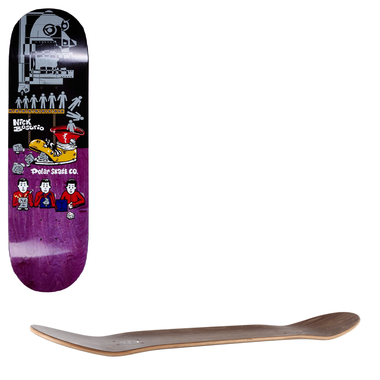 Polar The Machine Skateboard Deck - Nick Boserio 8.5"