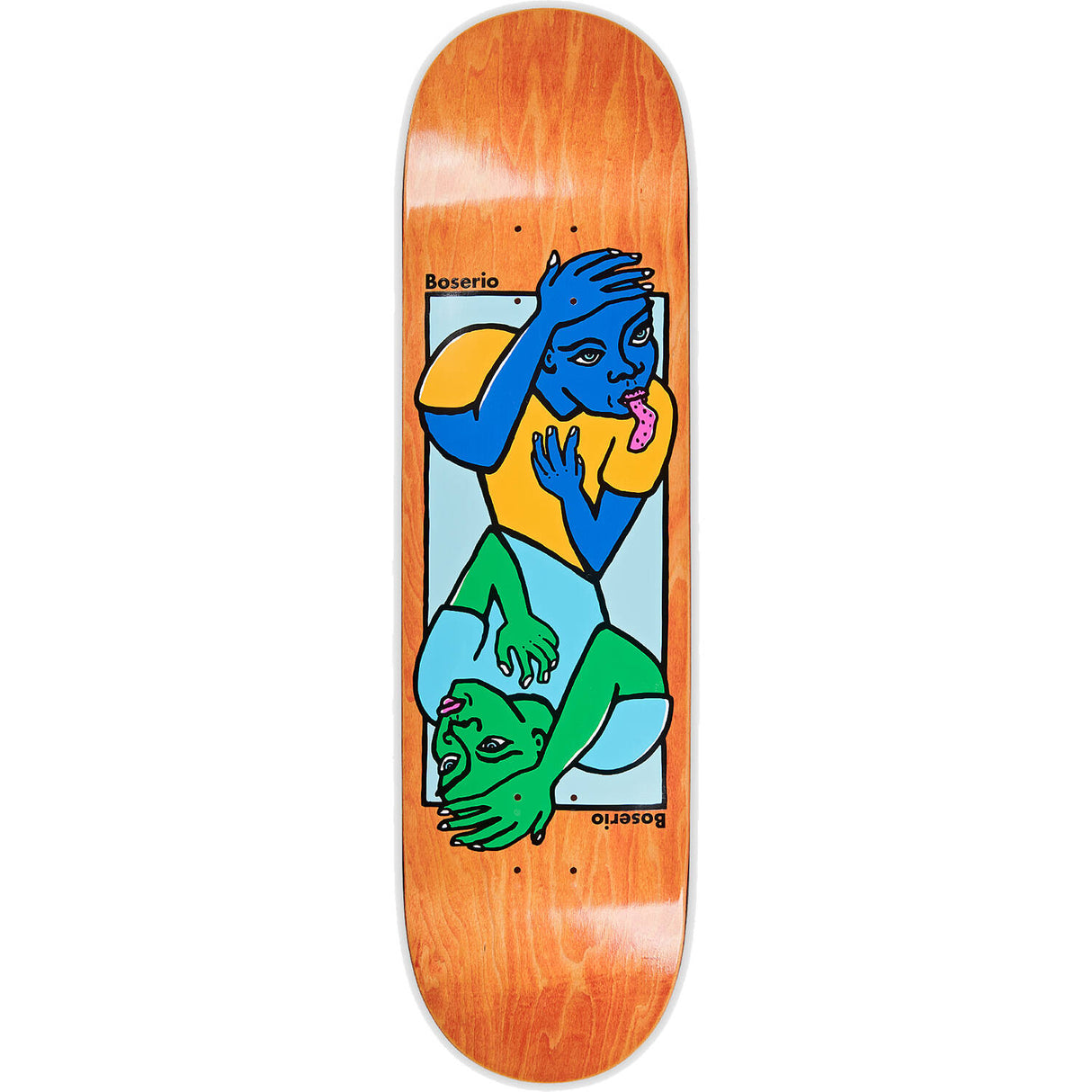 Polar Double Head Skateboard Deck - Nick Boserio 8.25"