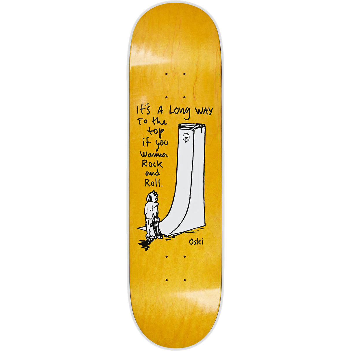 Polar Rock & Roll Skateboard Deck - Oskar Rozenberg 8"