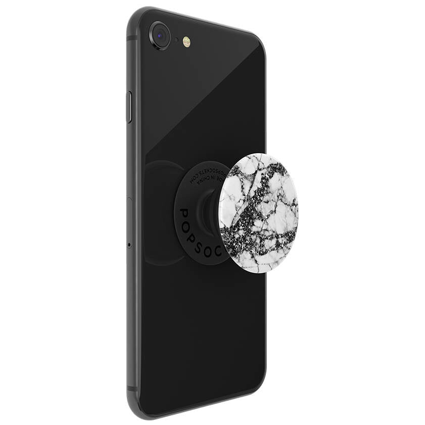 PopSockets Grip - Black Sparkle Marble - 2nd Generation