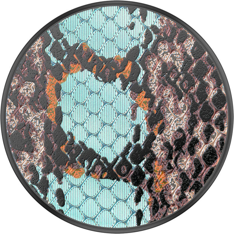 PopSockets Grip - Embossed Metal Water Snake - 2nd Gen