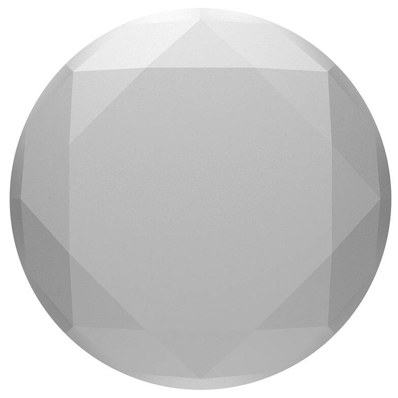 PopSockets Grip - Metallic Diamond SIlver- 2nd Gen