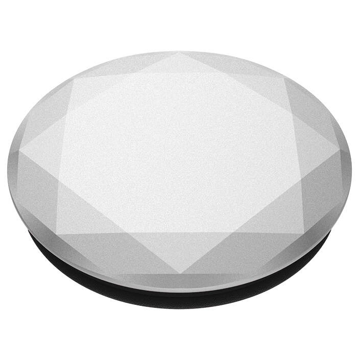 PopSockets Grip - Metallic Diamond SIlver- 2nd Gen