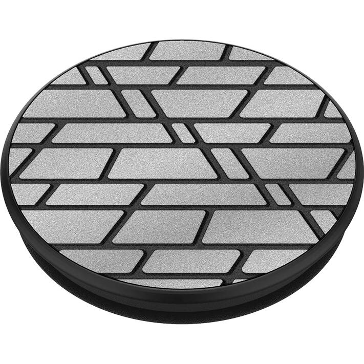 PopSockets Grip - Reflective Urban Geo Silver - 2nd Generation