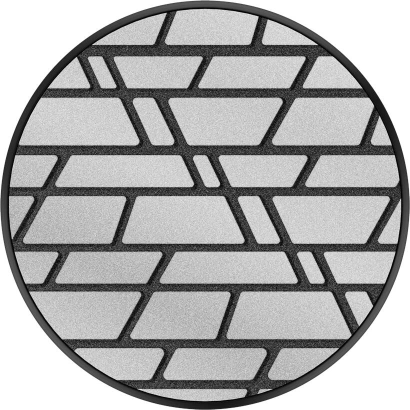 PopSockets Grip - Reflective Urban Geo Silver - 2nd Generation