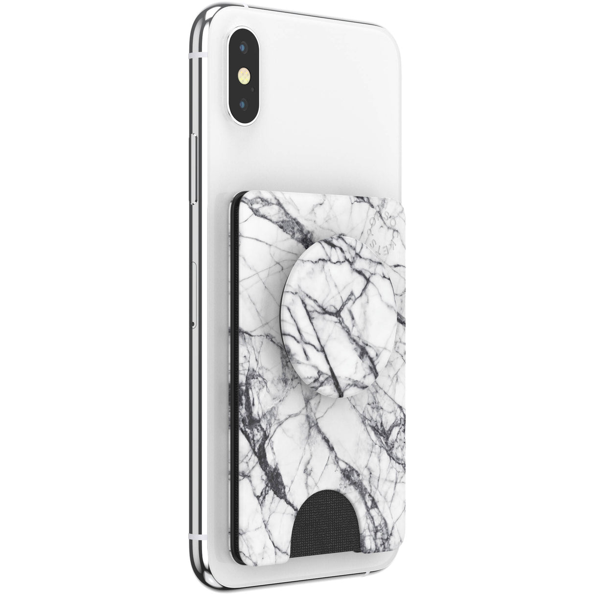 PopSockets PopWallet Plus - Dove White Marble