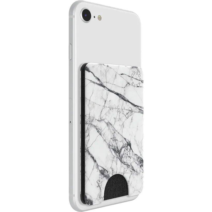 PopSockets PopWallets - White Marble