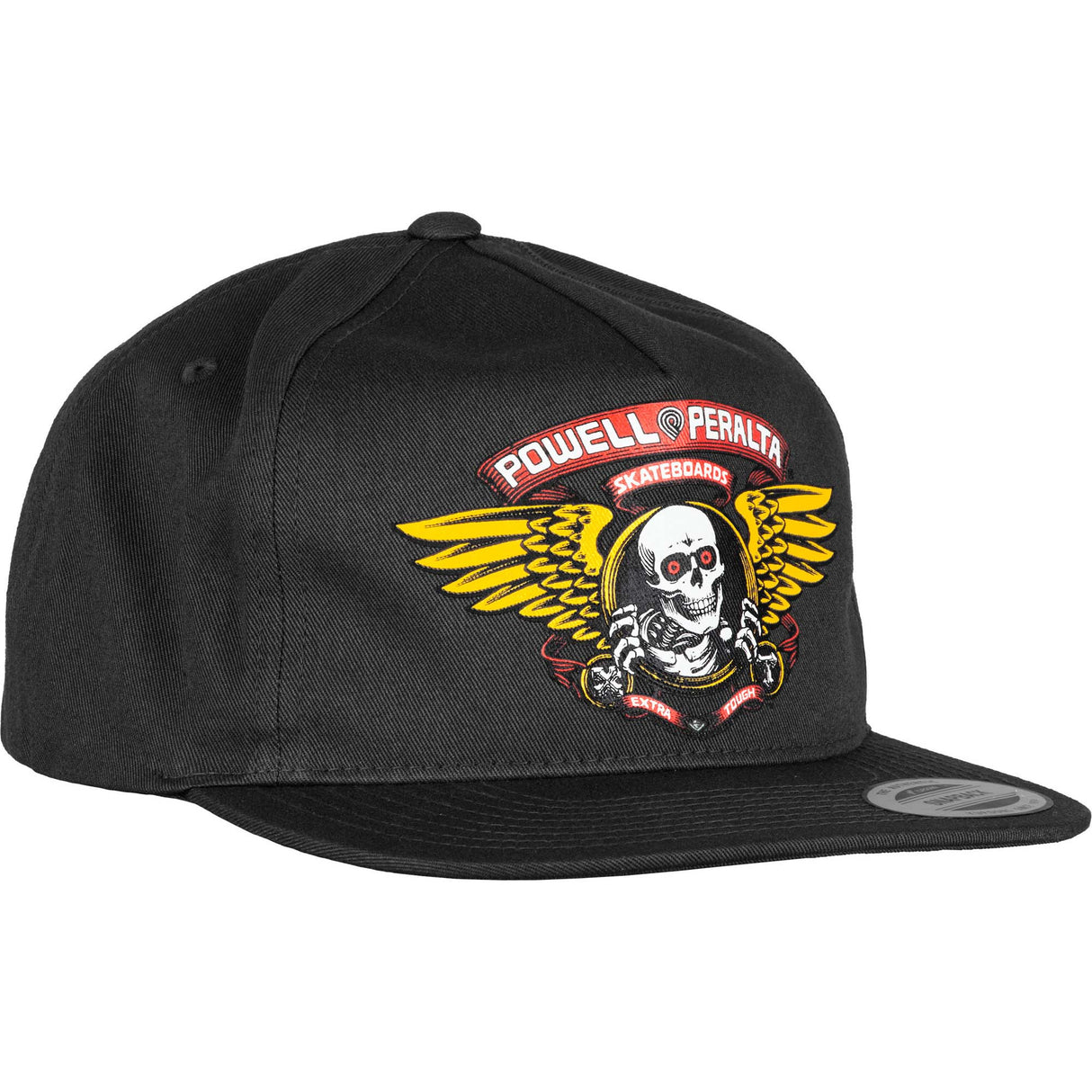 Powell Peralta Winged Ripper Snapback Cap - Black