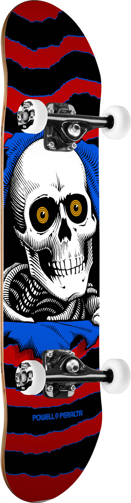Powell Peralta One Off Ripper Complete Skateboard - Red/Blue 7.5''