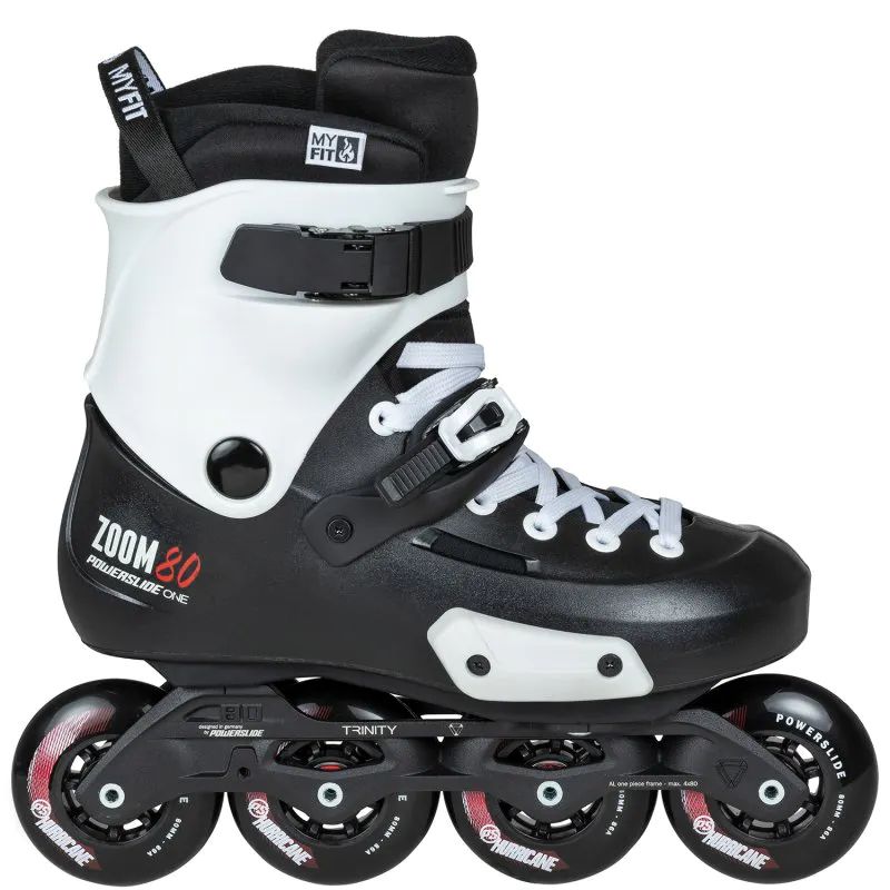 Powerslide Zoom Pro 80 Urban Skates - Black/White