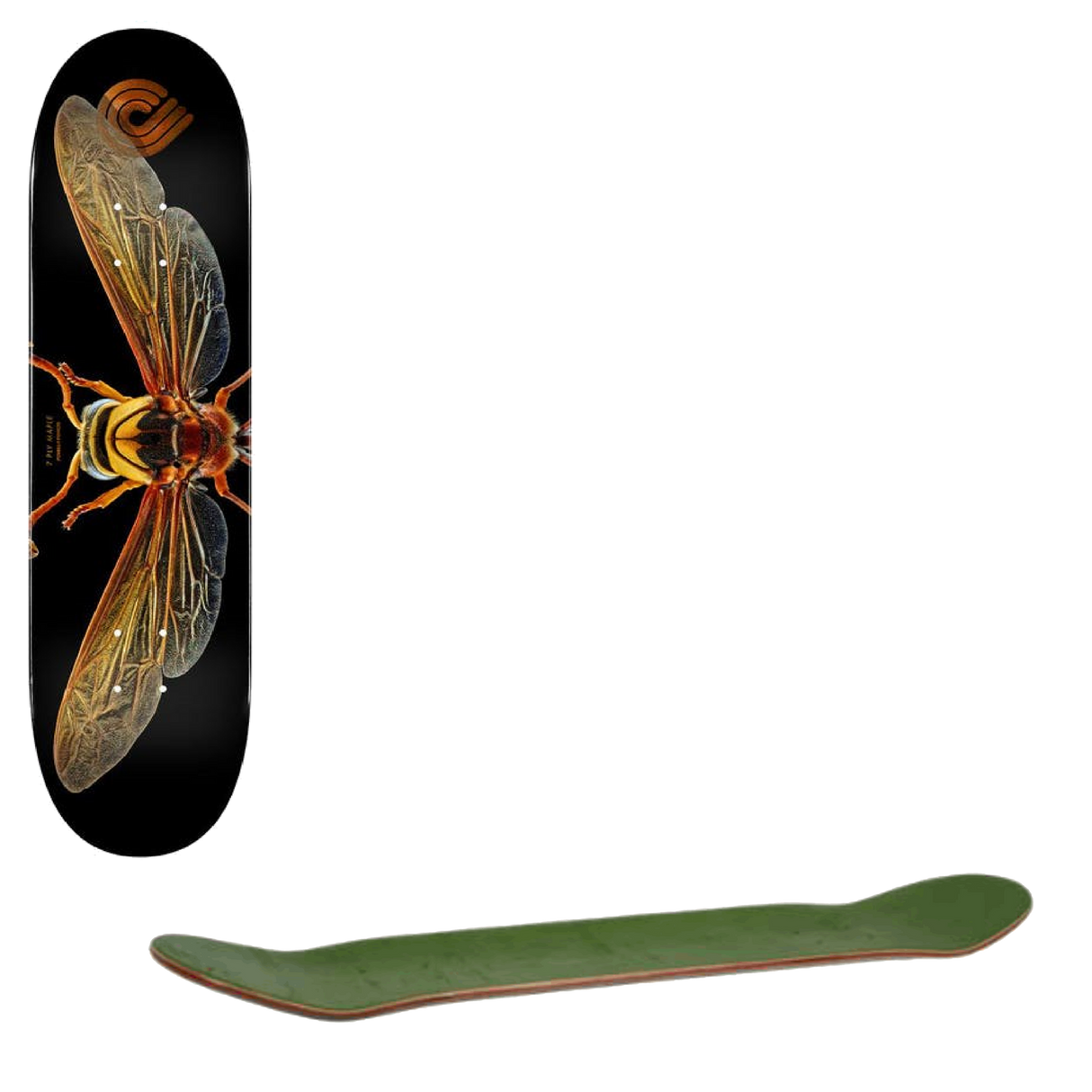 Powell Peralta Levon Biss Potter Wasp #247 Skateboard Deck - Multi 8''