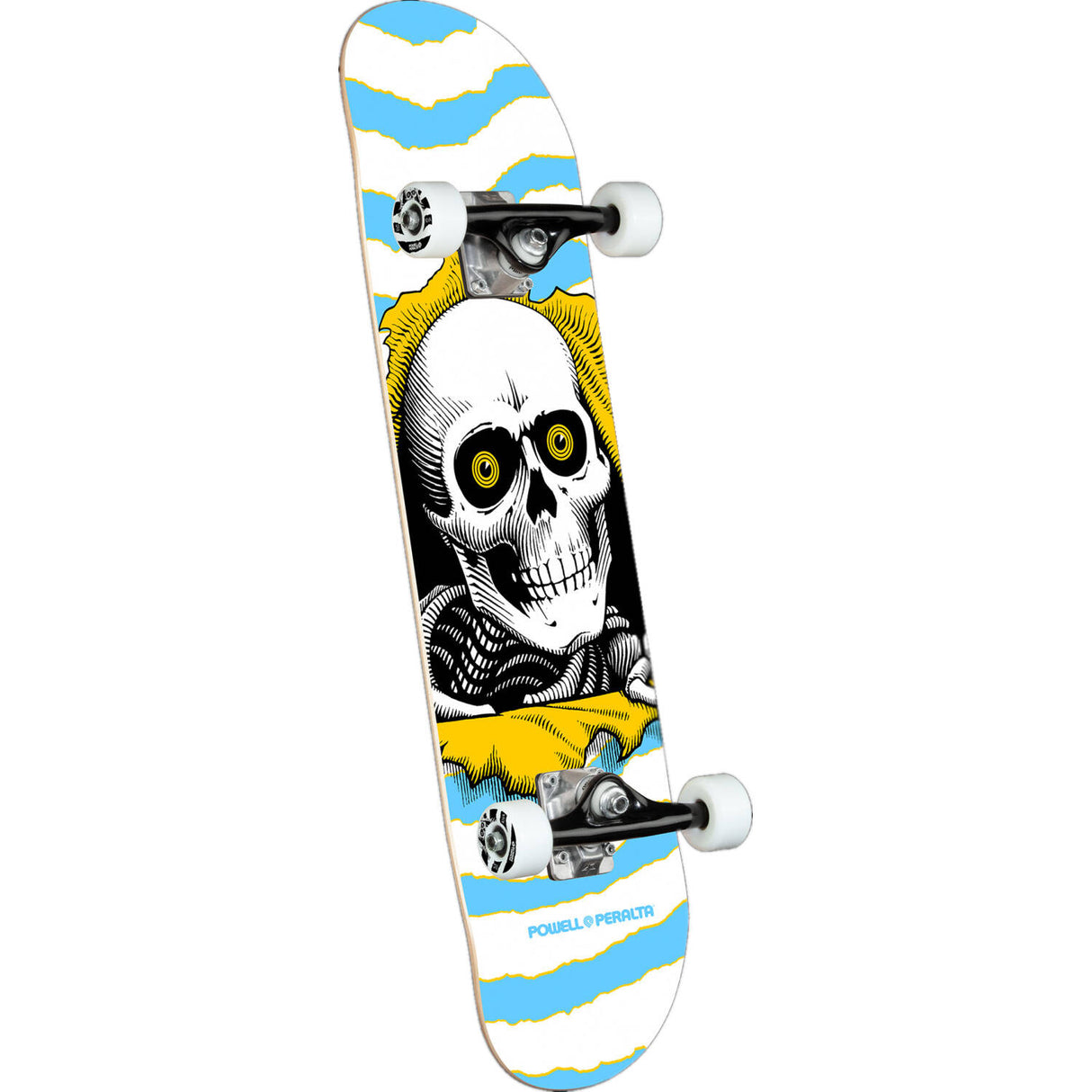 Powell Peralta Ripper One Off #255 Complete Skateboard - Light Blue 7.5''