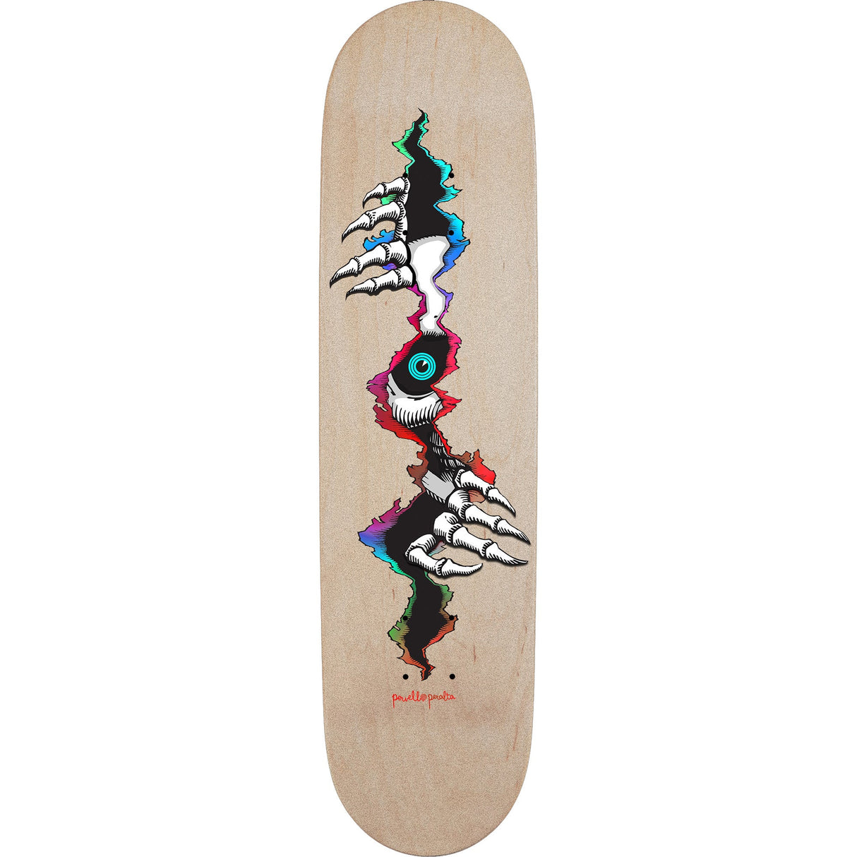 Powell Peralta Ripper Peeker Skateboard Grip Tape - Clear 10.5"