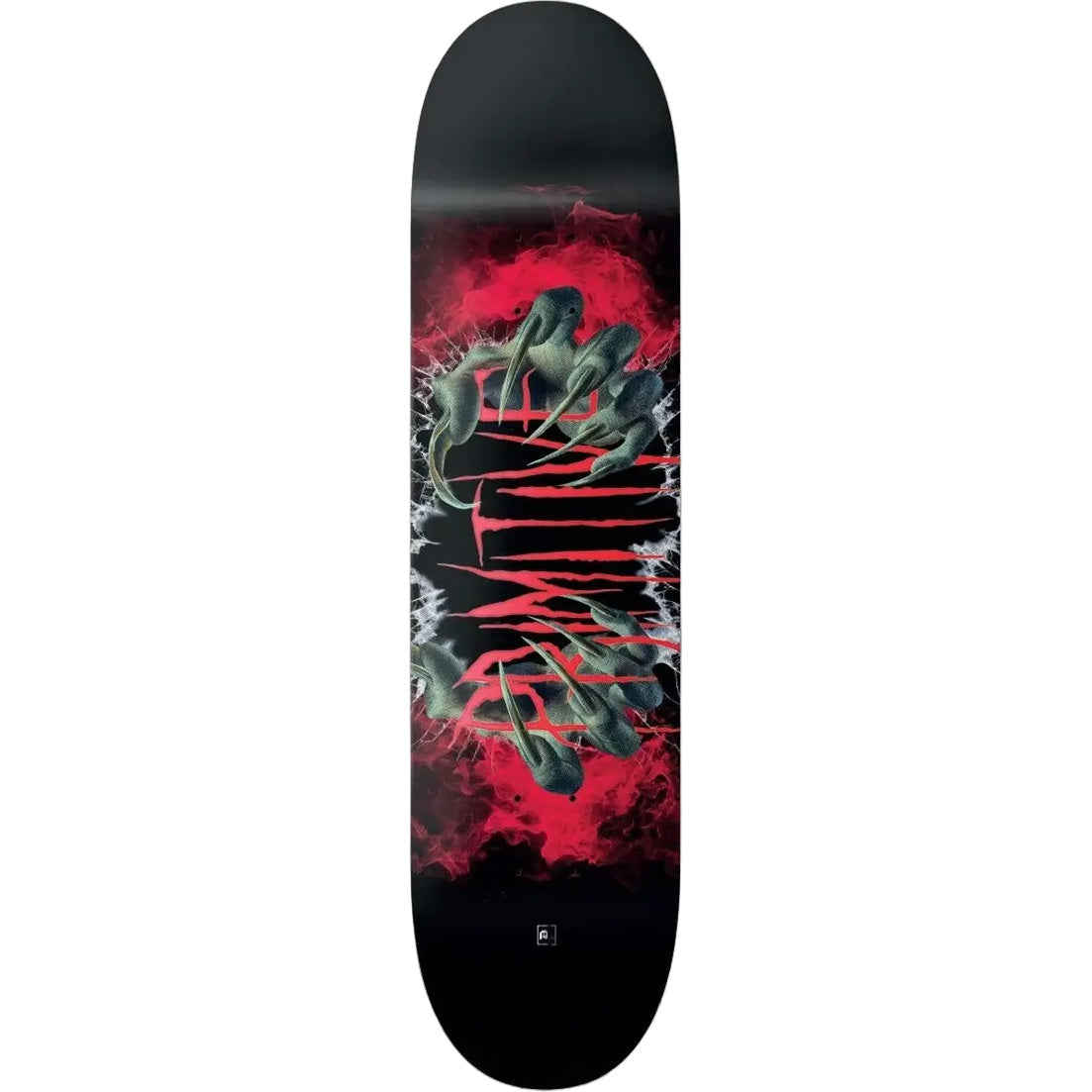 Primitive Escape Skateboard Deck - Black/Red 8.125"