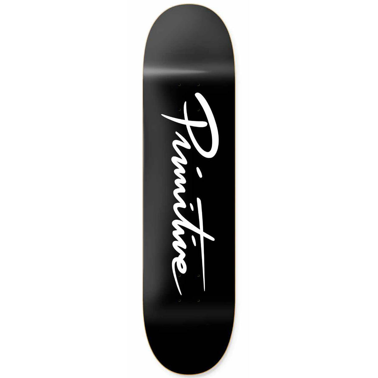 Primitive Nuevo Script Skateboard Deck 8'' - Black