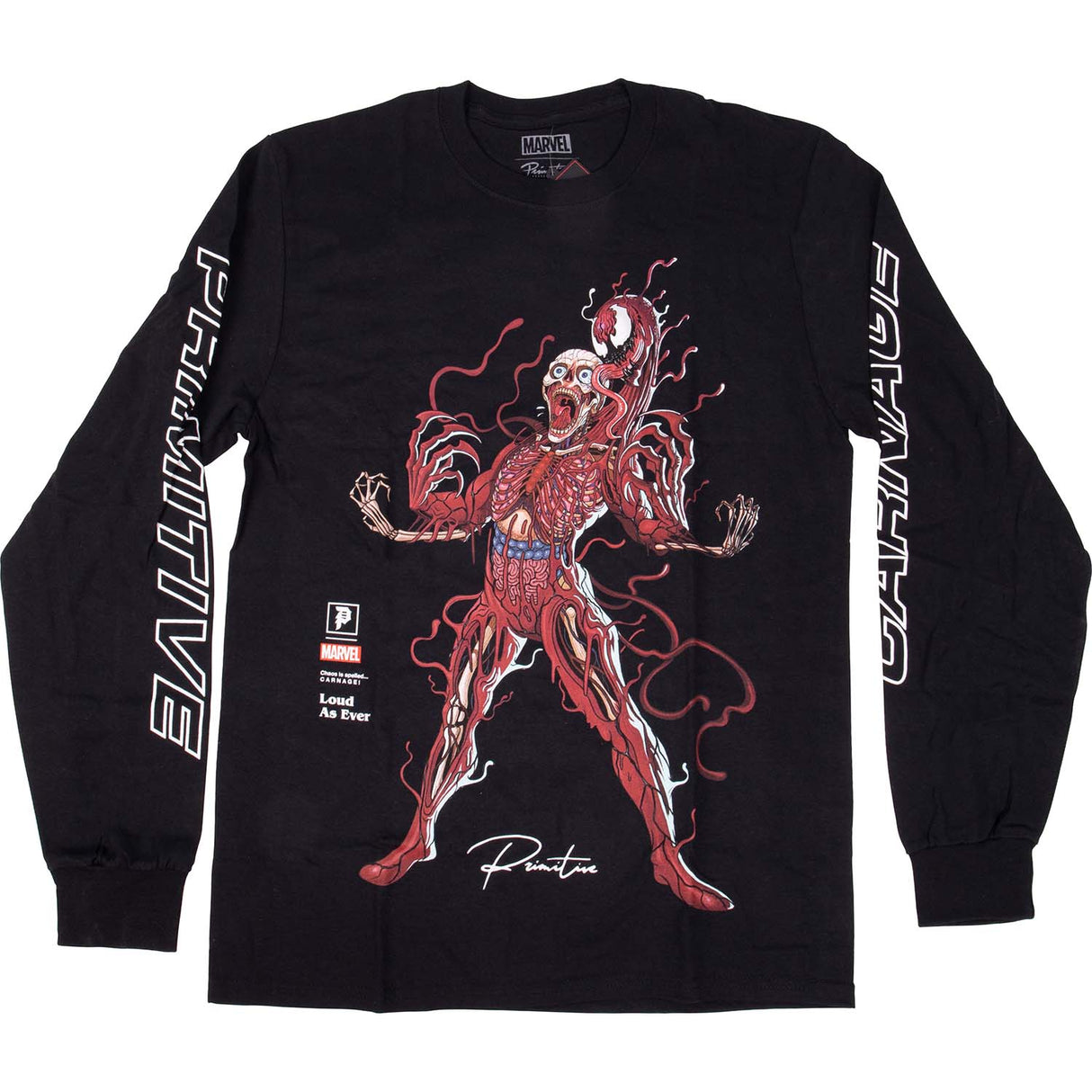 Primitive Carnage Long Sleeve T Shirt - Black