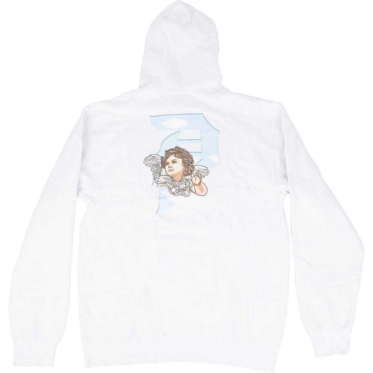 Primitive Lucky Embroided Logo Hoodie - White