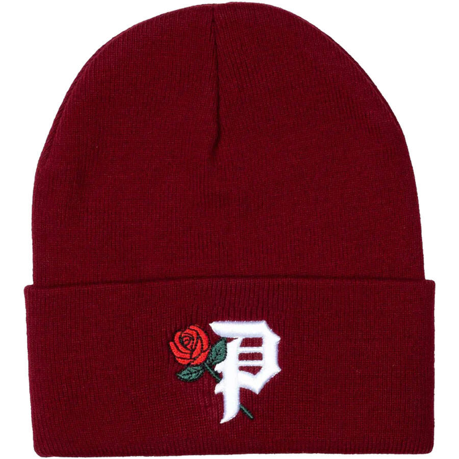 Primitive Rosey Beanie - Burgundy