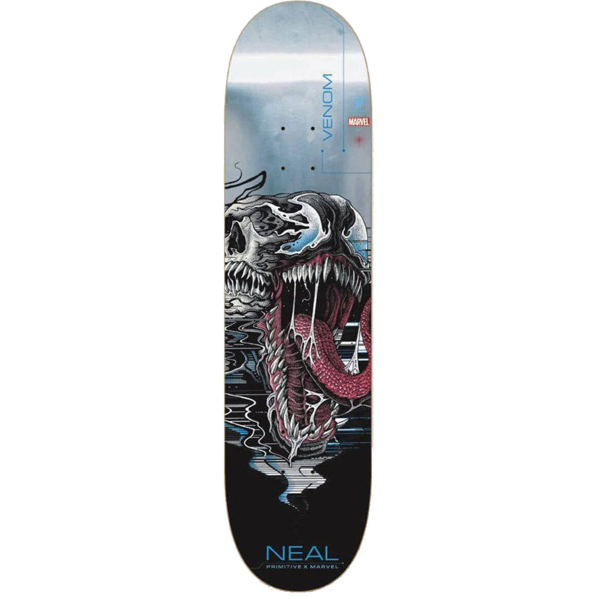 Primitive Marvel x Paul Jackson Neal Skateboard Deck - Venom 8.125"
