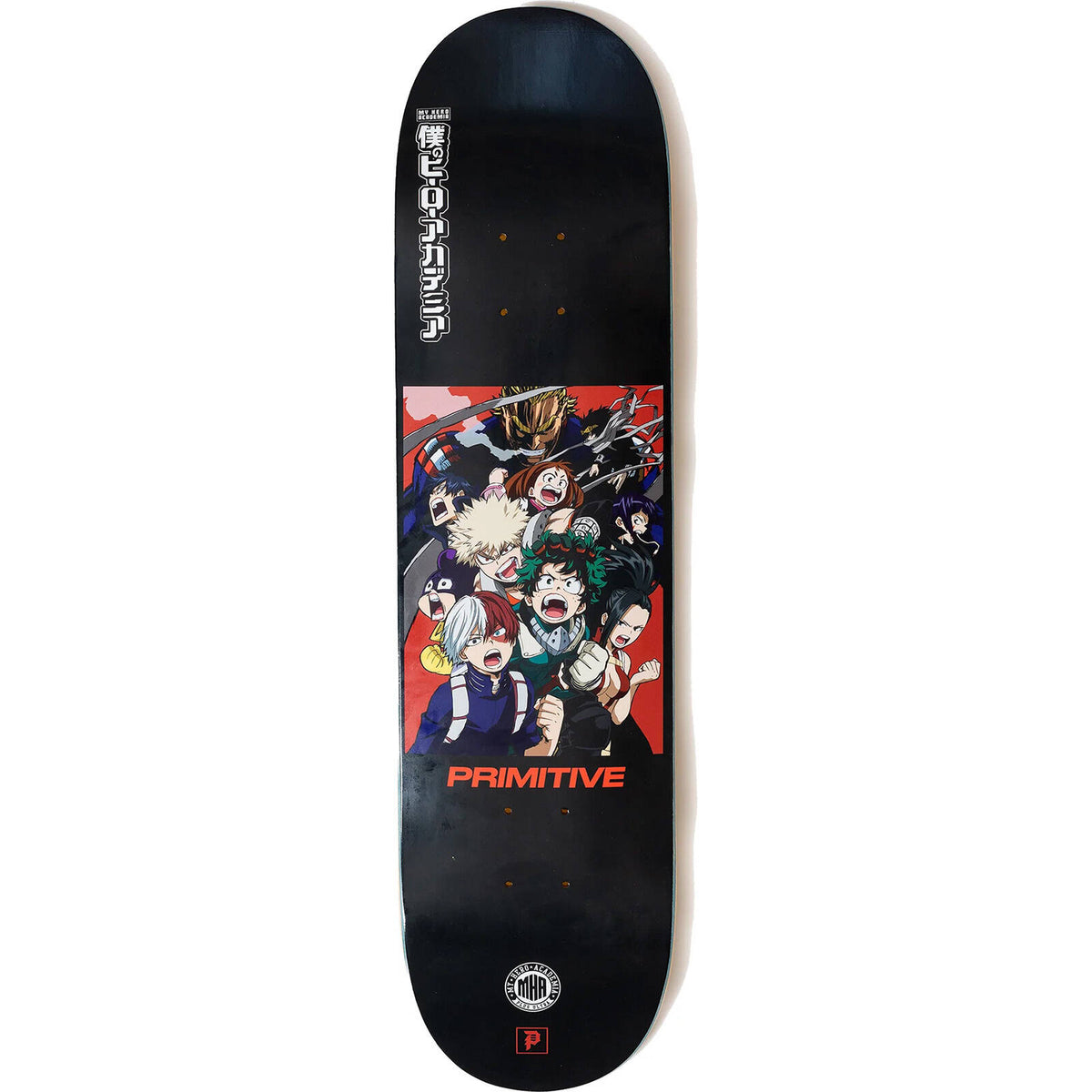 Primitive X My Hero Academia Skateboard Deck - Black 8.5"