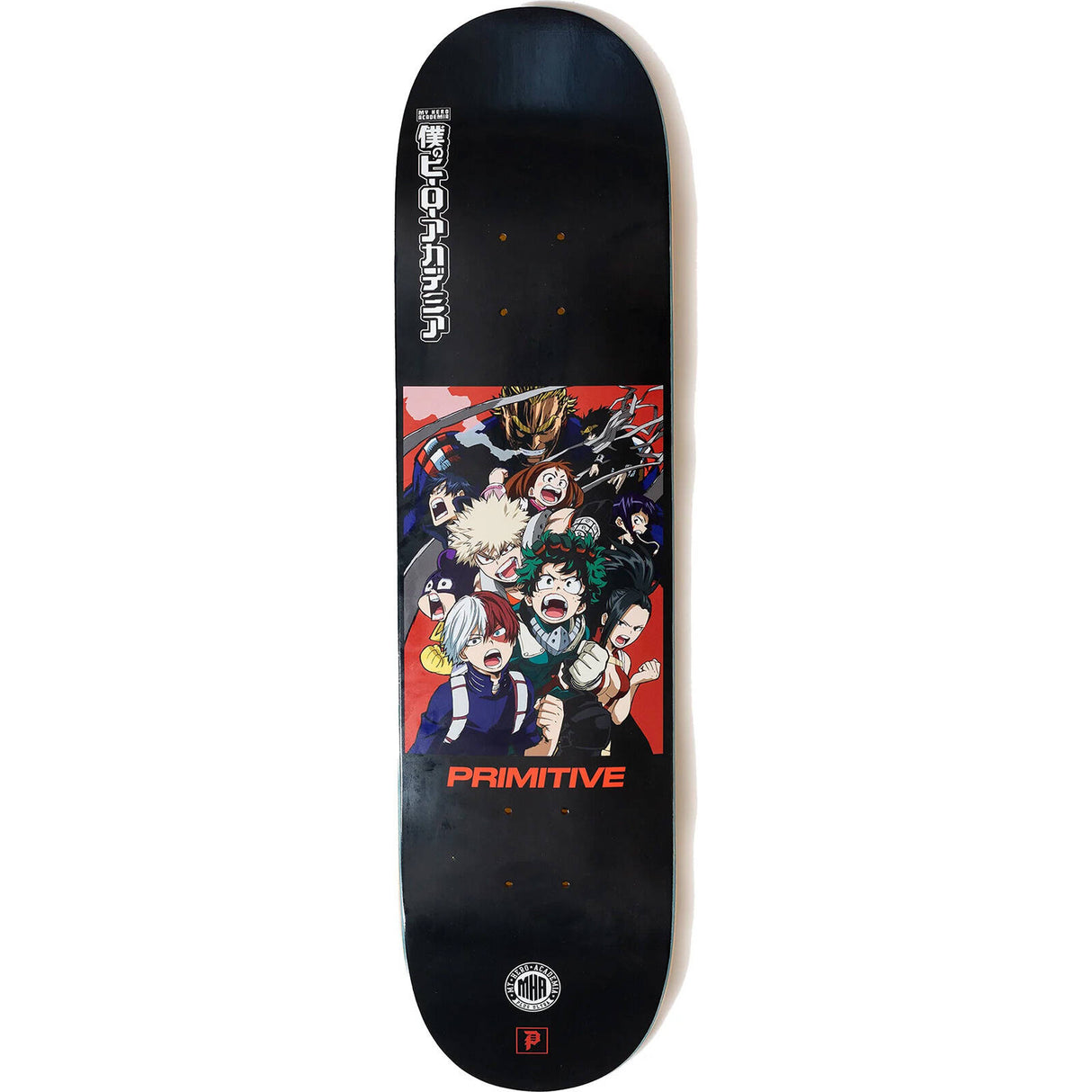 Primitive X My Hero Academia Skateboard Deck - Black 8"