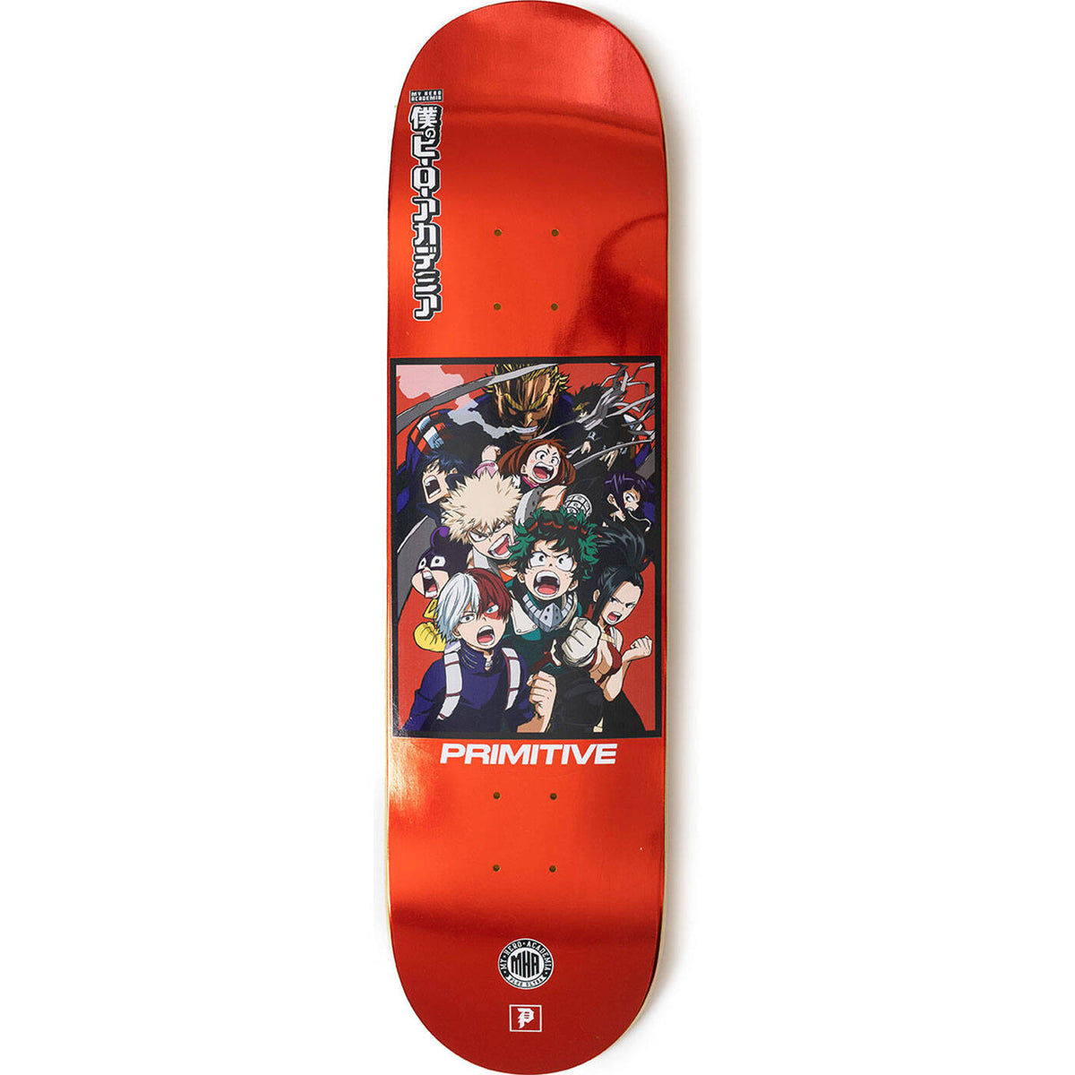 Primitive X My Hero Academia Skateboard Deck - Red 8.125"