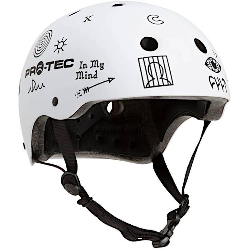 Pro-Tec x Cult Classic Certified Helmet - Matte White
