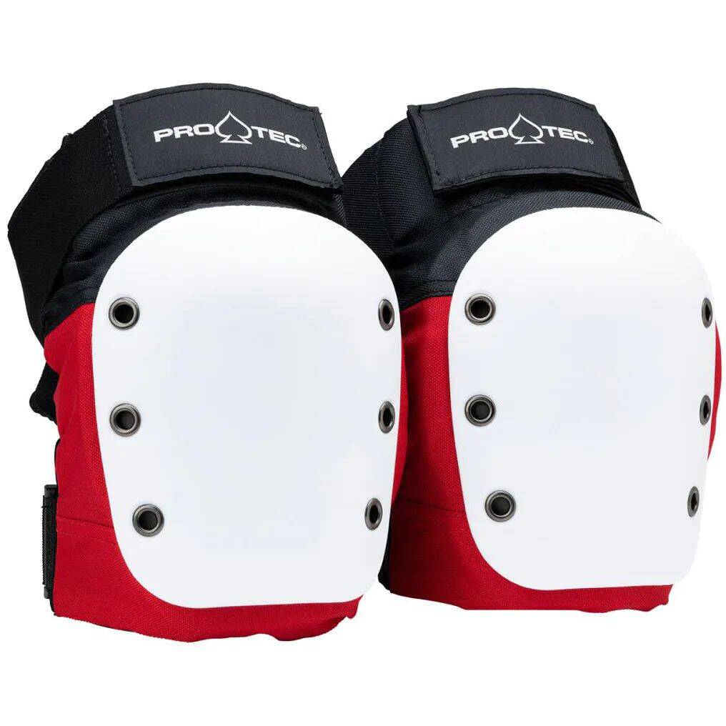 Pro-Tec Street Knee/Elbow Pad Set - Red/Black/White