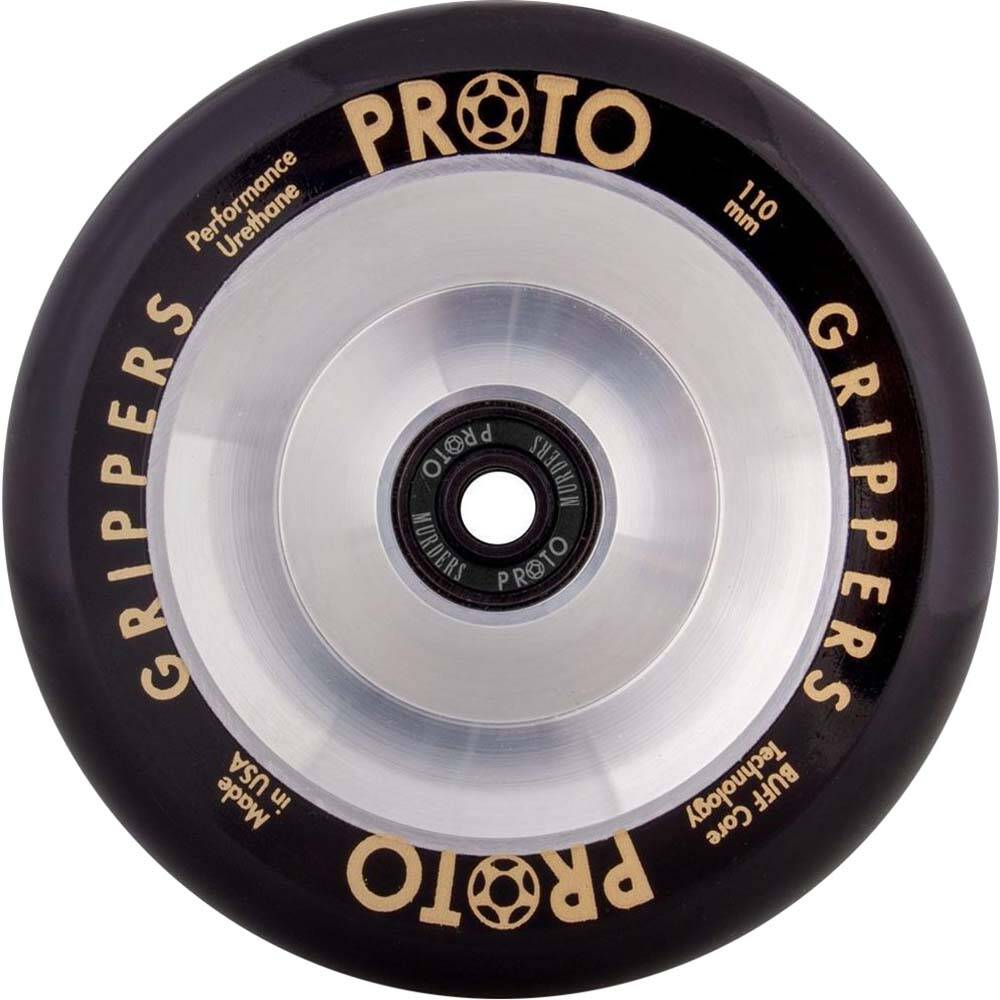 Proto Full Core Gripper Pro 110mm Scooter Wheel - Silver