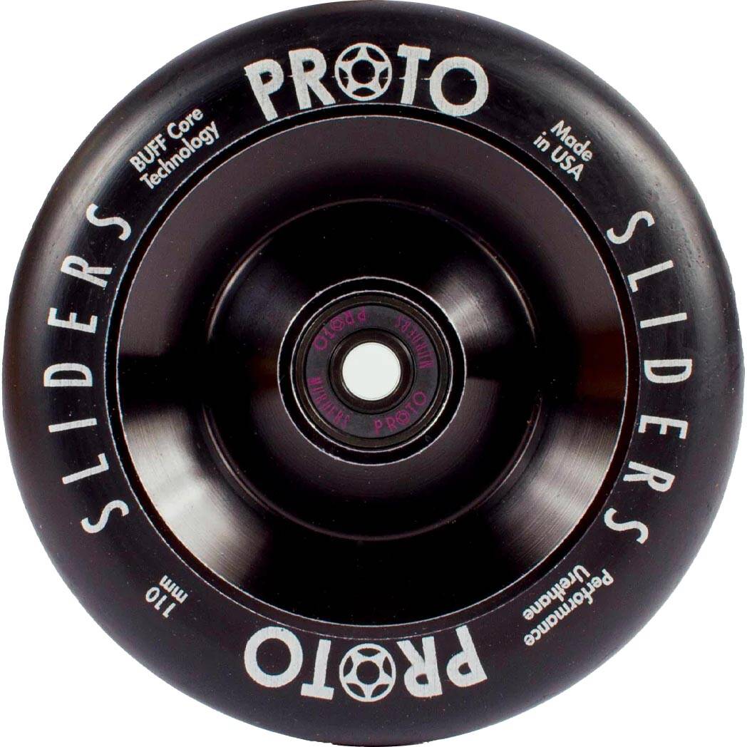 Proto Full Core Slider Scooter Wheels - Black 110mm