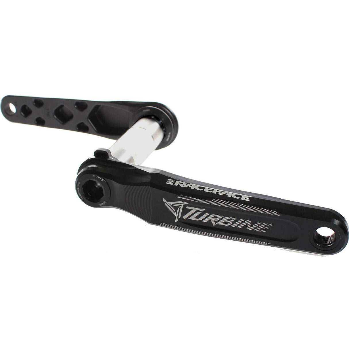 Race Face 2019 Alloy Turbine 136mm Crank (Arms Only) - Black 175mm