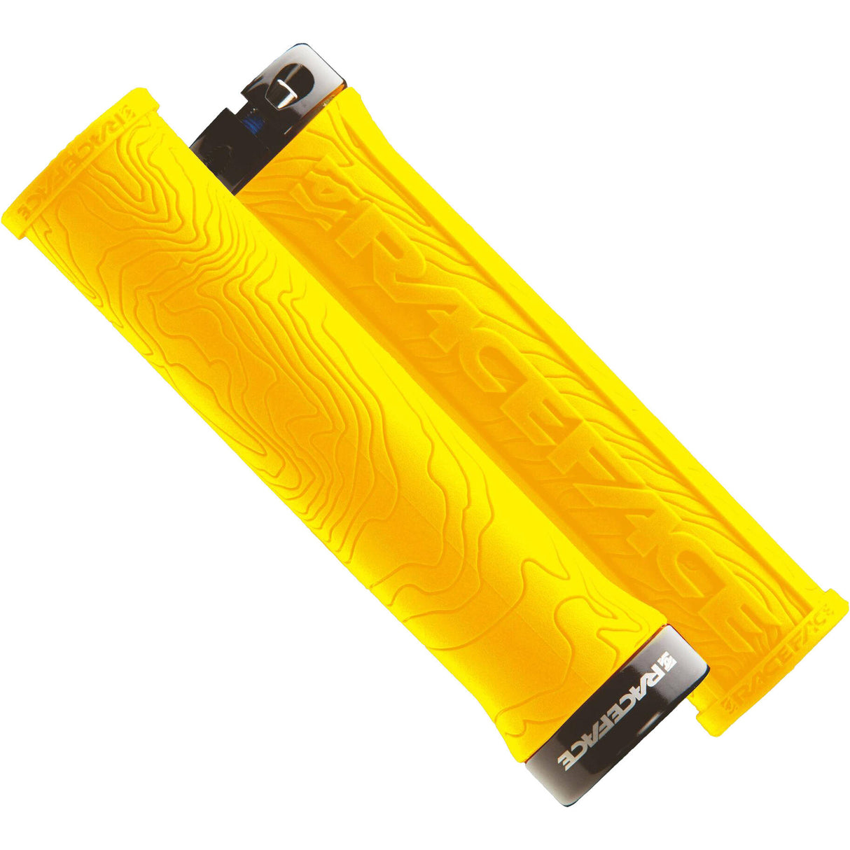 Race Face Half Nelson w/Lock Mountain Bike Grips - Yellow