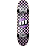 Rad Dude Crew Complete Skateboard Powder Pink/Black - 7.75"
