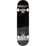 Rampage Plain Third Complete Skateboard - Black 8"