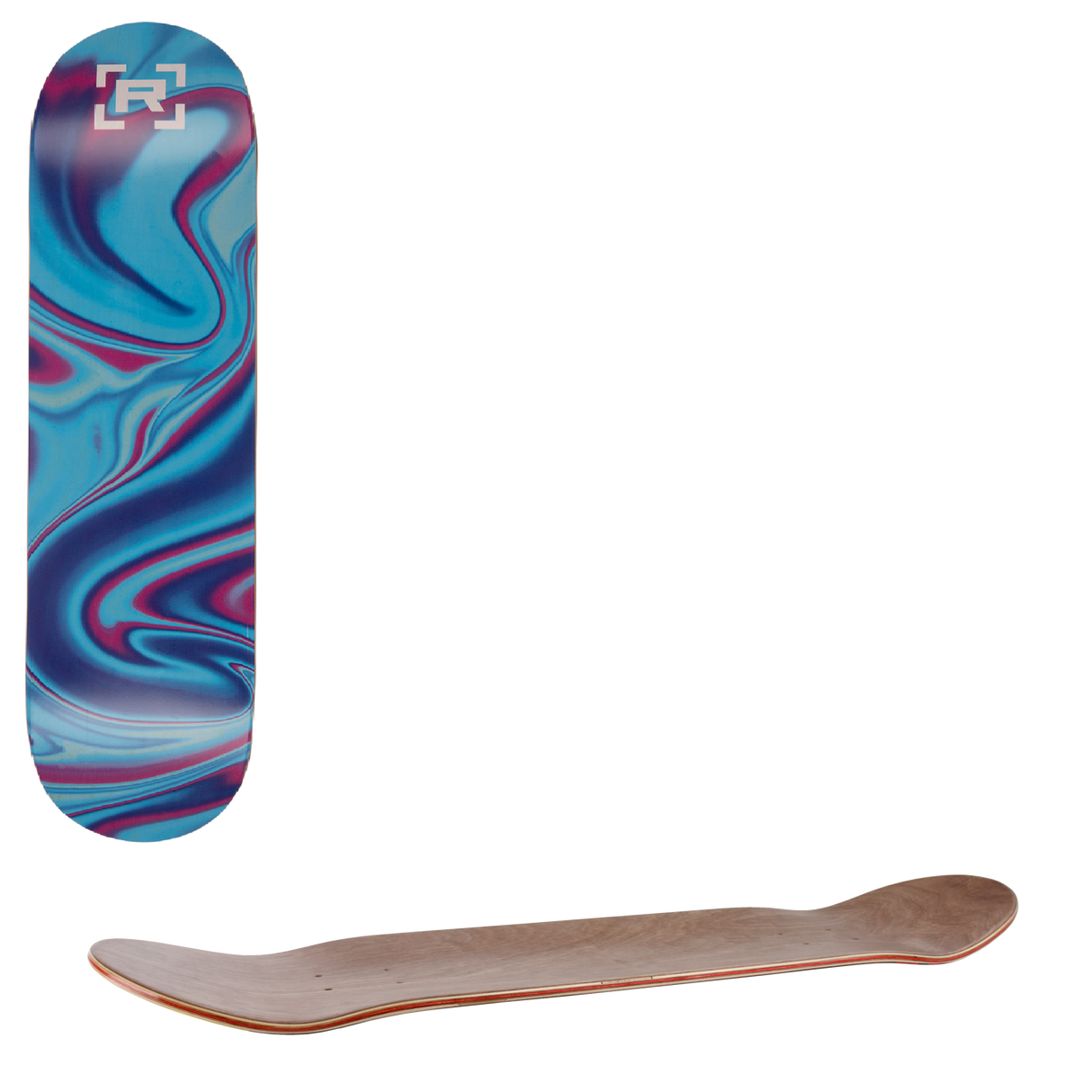 Rampage Liquid Fusion Premium Skateboard Deck - 7.75''