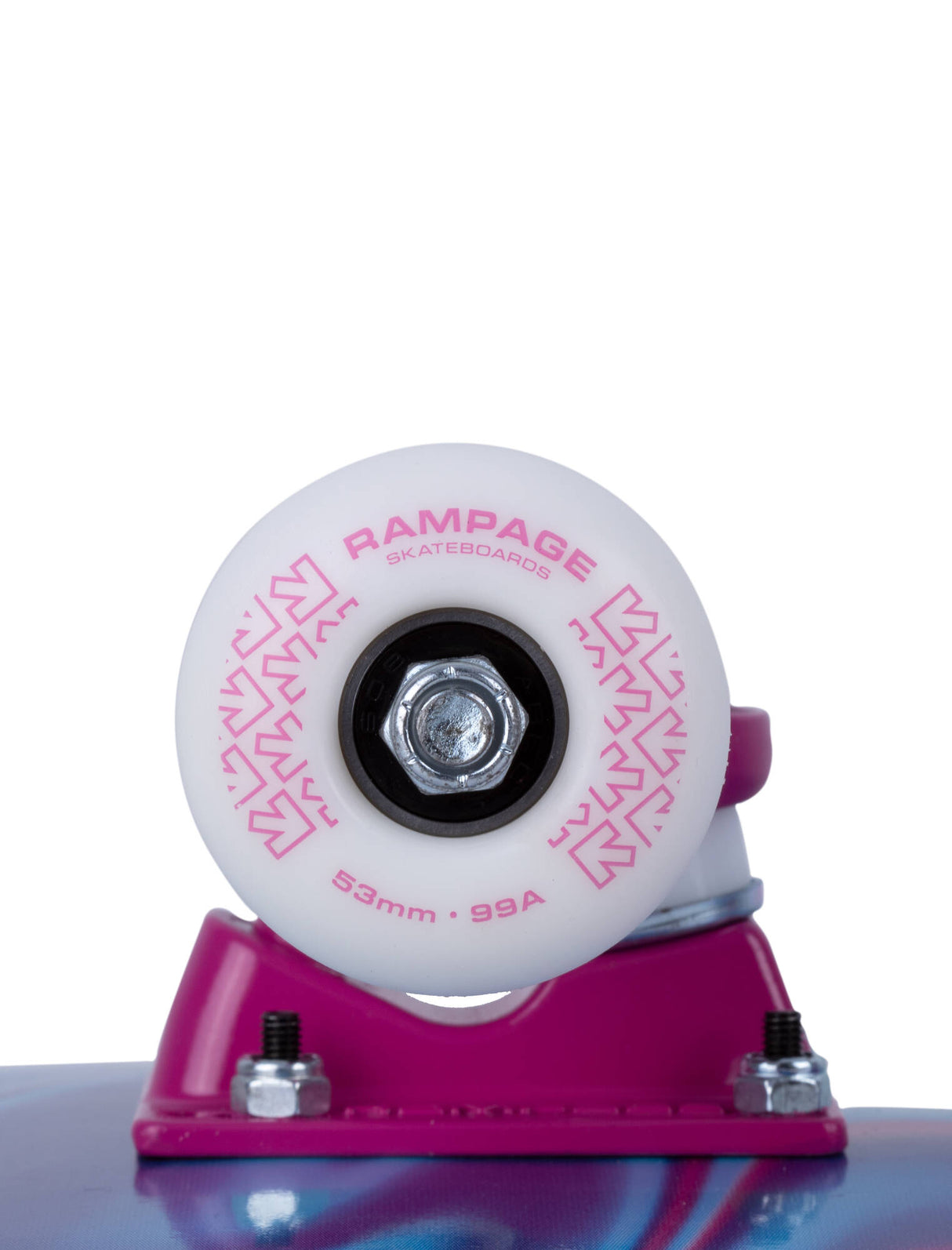 Rampage Liquid Fusion Custom Skateboard - Multi/Pink 7.75"