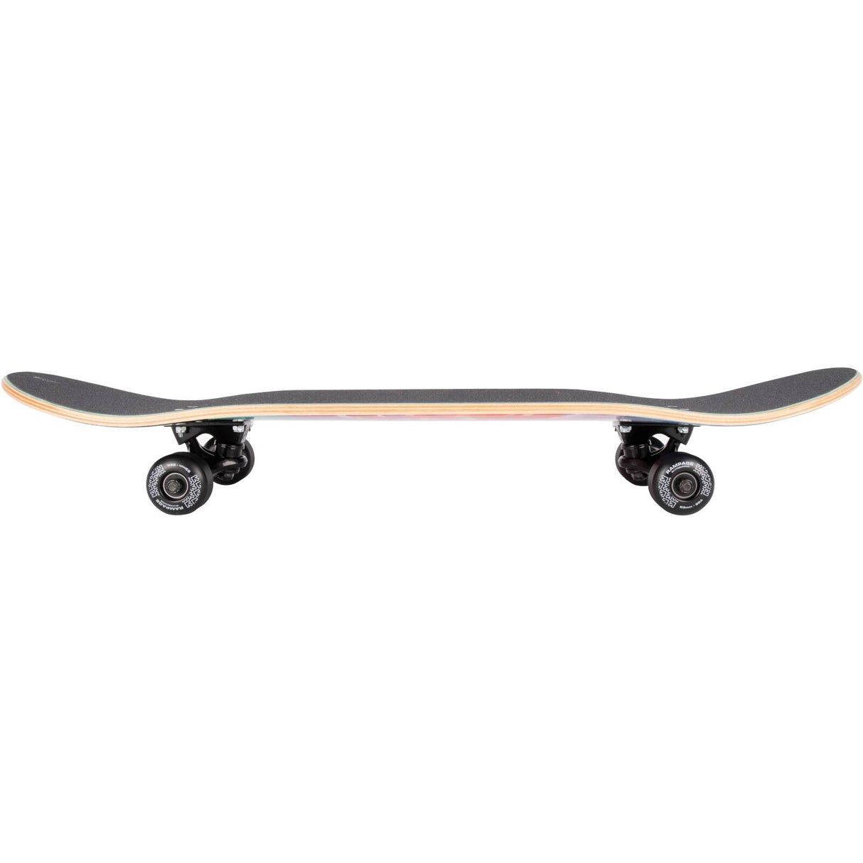 Rampage Tie Dye Target Custom Skateboard - Tie Dye/Black 8"