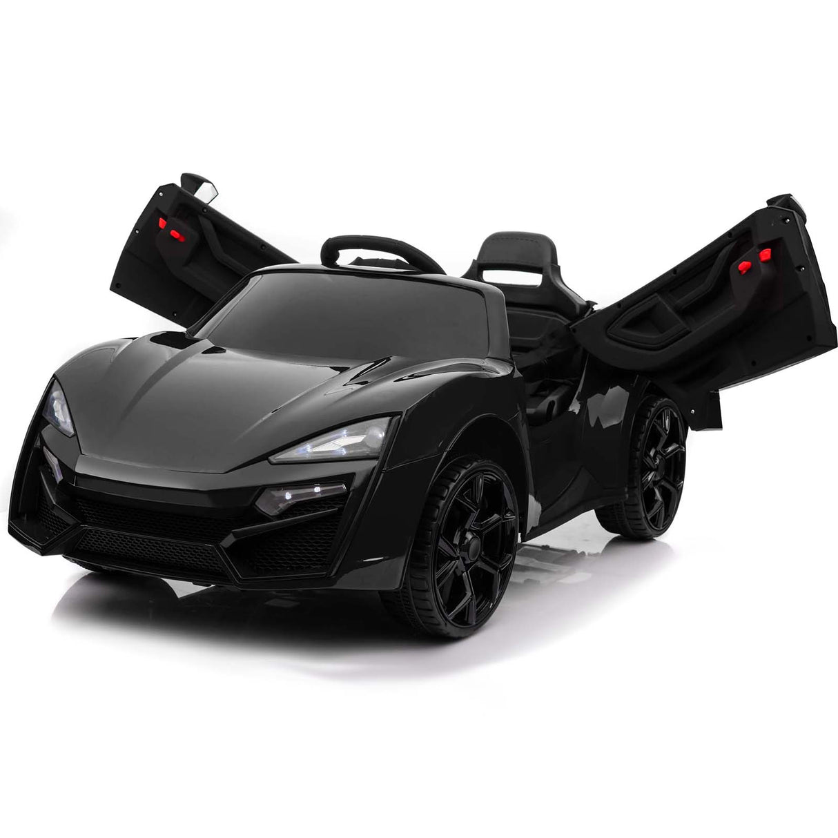 Ricco Lambo Style w/ Scissor Doors Kids Electric Ride On - Black